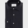 Homme figaret Chemises | Chemise Aristote A Carreaux Marine Bleu