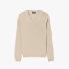 Homme eric bompard Pulls & Gilets | Pull V Ajuste - Homme - Zanskar Beige