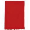 Femme eric bompard Echarpes & Foulards | Etole Voile De Cachemire 180 Cm X 85 Cm - Accessoires - Rubis Rouge