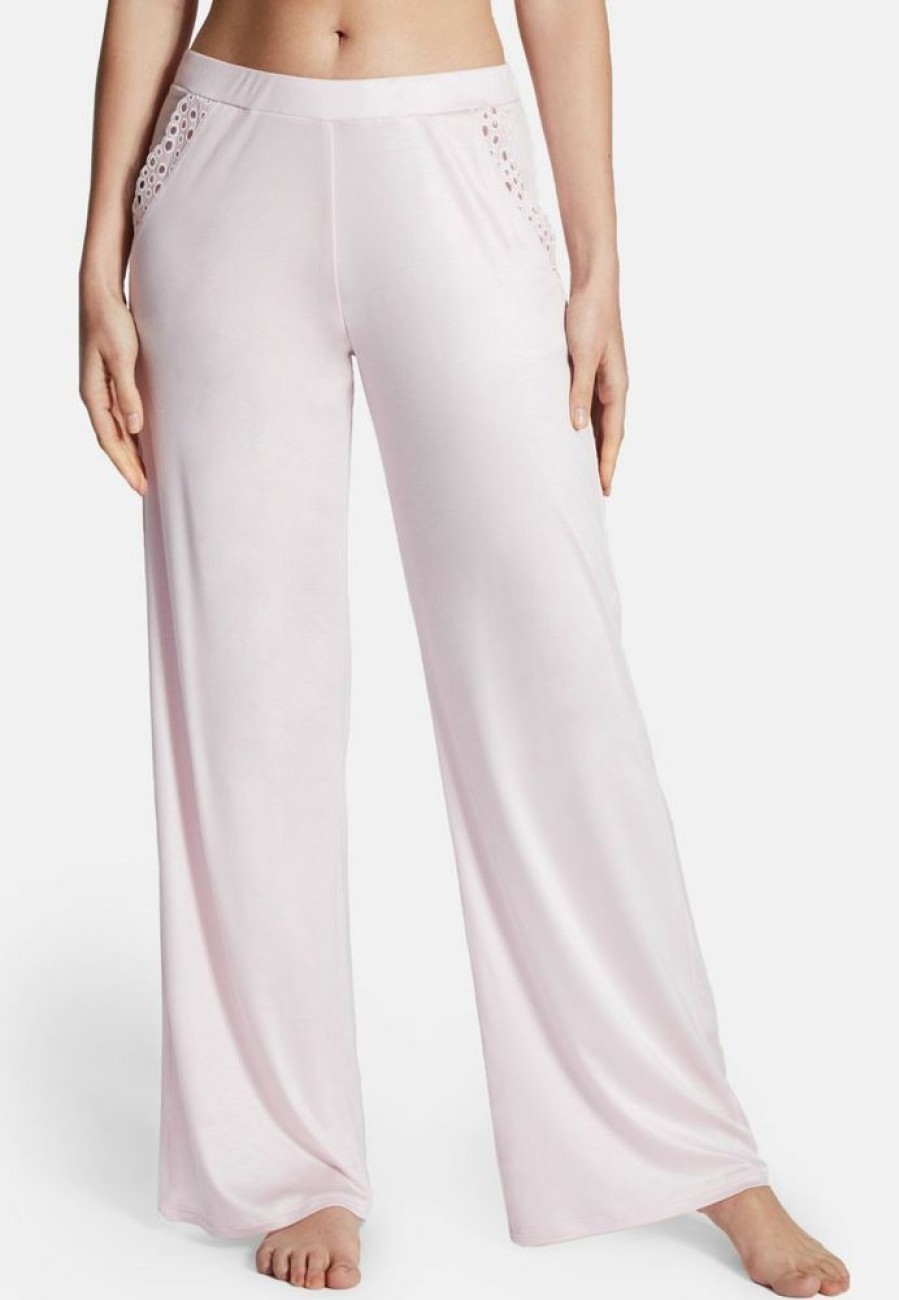 Femme aubade Culottes | Pantalon En Tencel Bulle De Douceur Rose