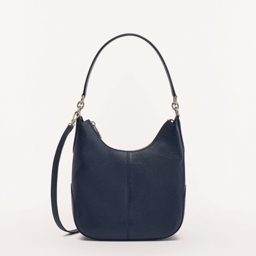 Femme furla Sacs | Niobe S Hobo - Vitello Keria Bleu