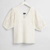 Femme gant T-Shirts | Broderie Anglaise Top