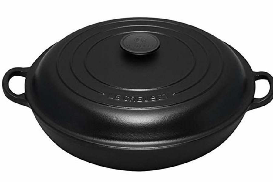 Maison le creuset Cuisine | Faitout Campagnard 30Cm En Fonte Emaillee E Noir