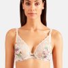 Femme aubade Soutien-Gorges | Soutien-Gorge Triangle Avec Armatures Reine Des Pres Blanc