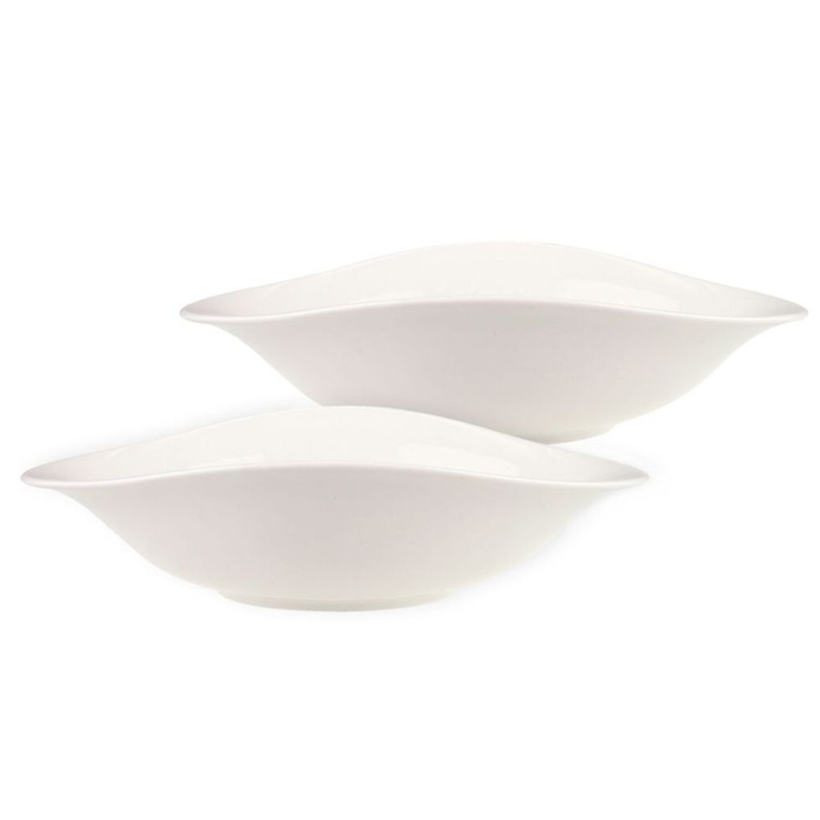 Maison villeroy & boch Art De La Table | Vapiano Ensemble De 2 Assiettes A Pates Blanc