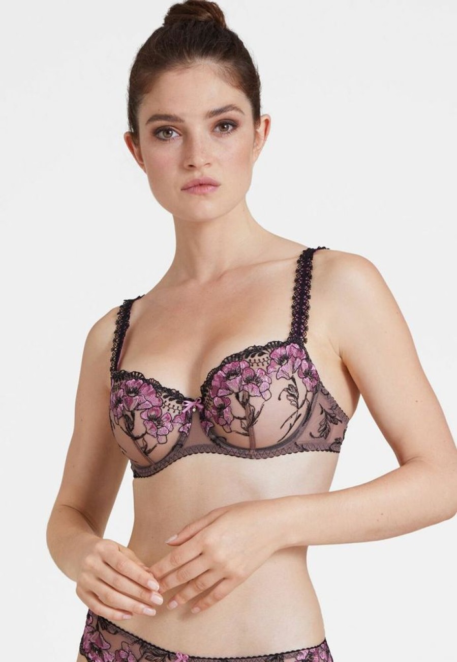 Femme aubade Soutien-Gorges | Soutien-Gorge Corbeille - Jusqu'Au Bonnet G A Fleur De Toi Rose