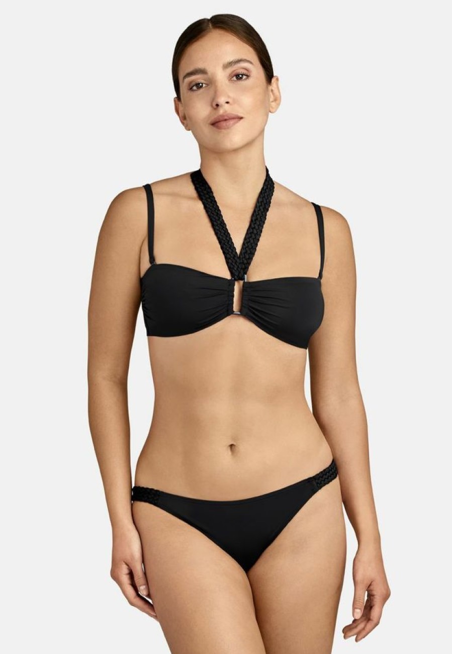 Femme aubade Maillots De Bain | Haut De Maillot De Bain Bandeau La Plage Ensoleillee Noir