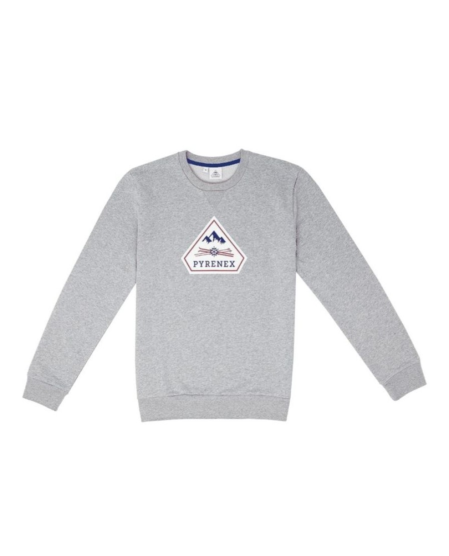 Homme pyrenex Manteaux & Vestes | Charles 2 Unbrushed Silver Marl Grey M Gris