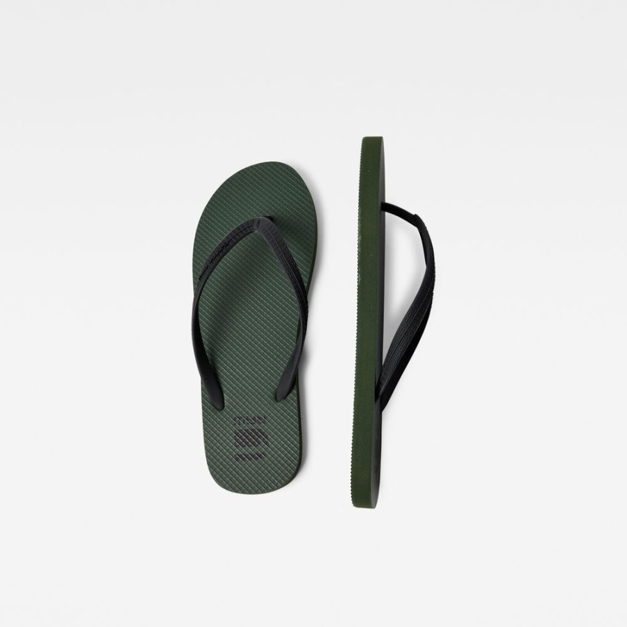 Homme g-star Sandales | Tongs Dend Ii Basic Vert