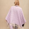 Femme maje Echarpes & Foulards | Poncho Clover Maje Rose