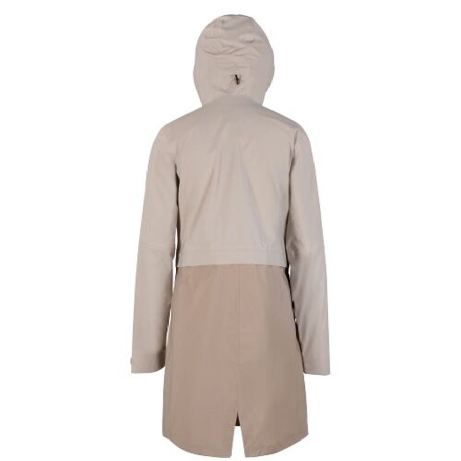 Femme odlo Manteaux & Vestes | Parka Impermeable Rain Pour Femme Beige