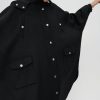 Femme maje Manteaux & Vestes | Manteau En Double Face Oversize Noir