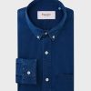 Homme figaret Chemises | Chemise Gabriel En Denim Bleu