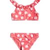 Femme roxy Maillots De Bain | Erlx203127-Mge7 - Teeny Everglow Crop Top Set Rose