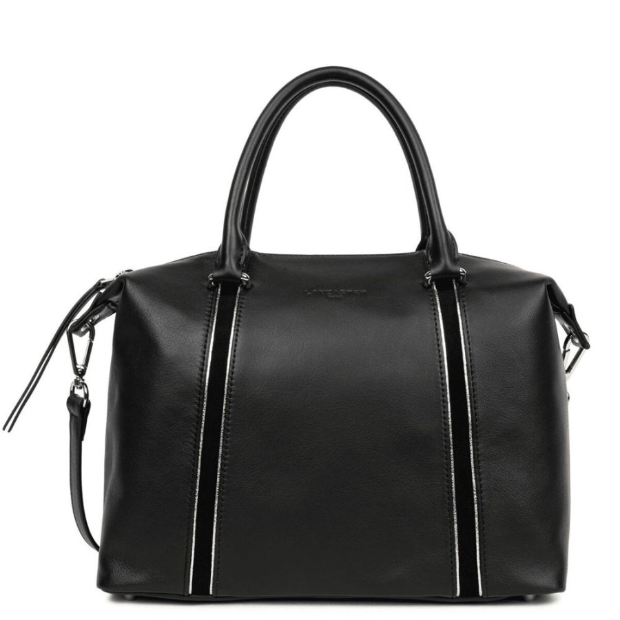 Femme lancaster Sacs | Cabas Main Zippe Soft Vintage Noir