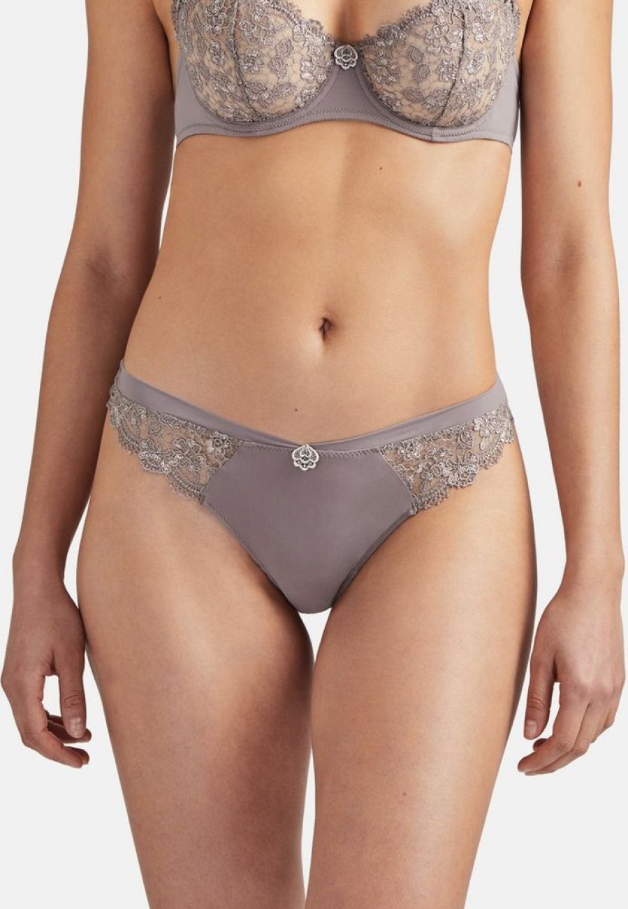 Femme aubade Culottes | Tanga Secret De Charme Rose