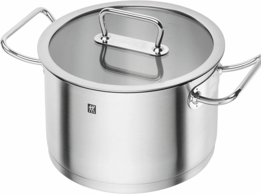 Maison zwilling Cuisine | Marmite 24 Cm, Inox 18/10 Gris