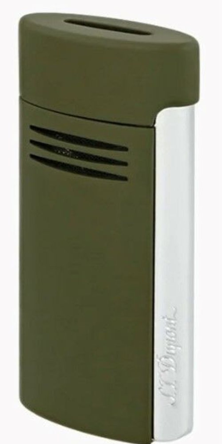 Homme s.t. dupont Briquet | Briquet Megajet Kaki Vert