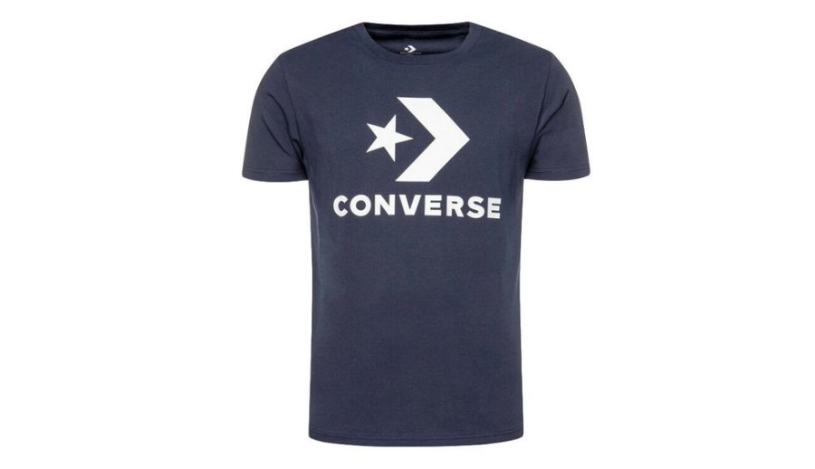 Homme converse T-Shirts | Star Chevron Tee Back Alley Brick Noir