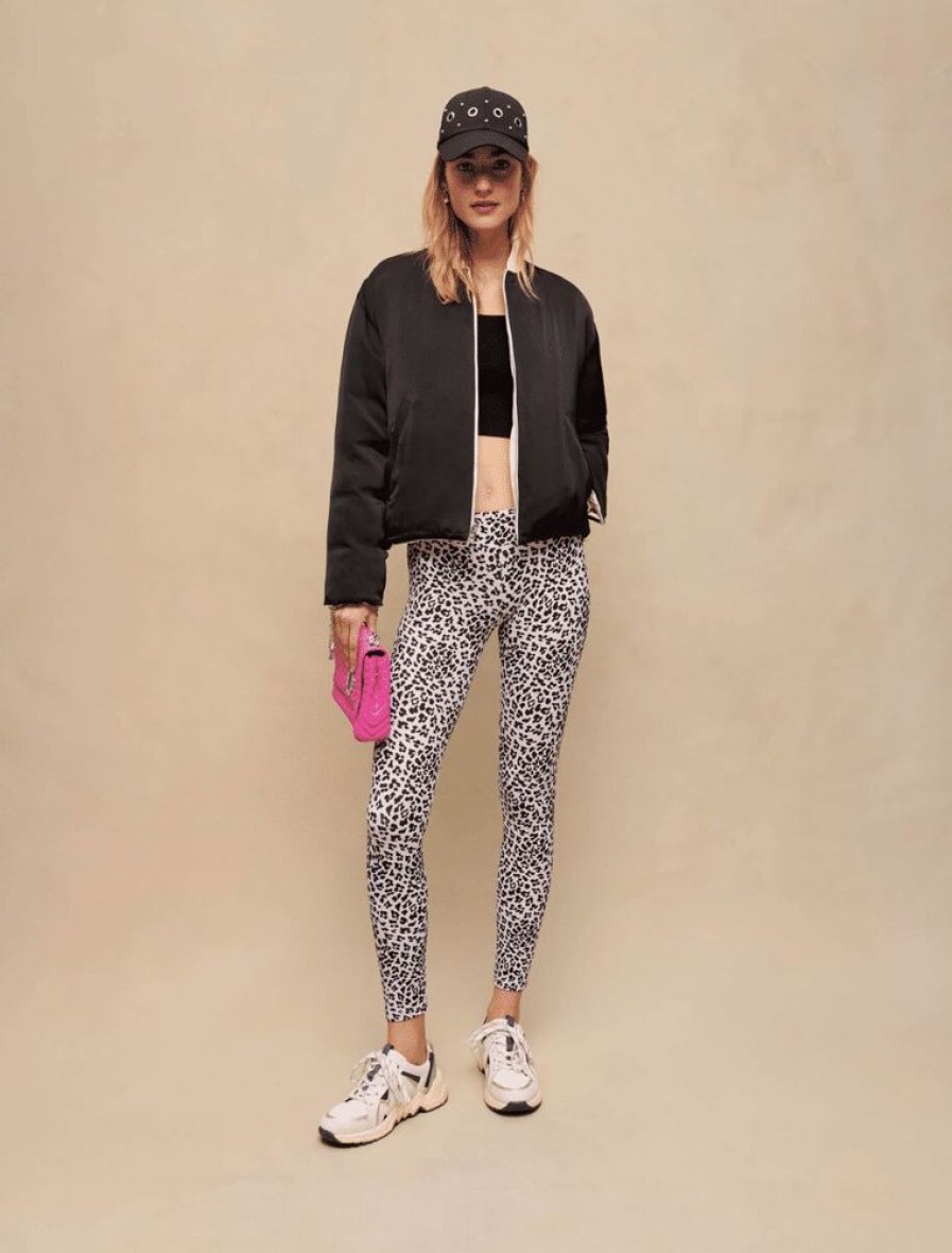 Femme maje Pantalons | Legging Imprime Leopard Rose