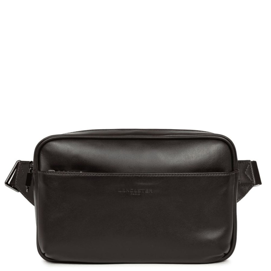 Homme lancaster Pochettes | Sac Porte Ceinture Zippe L Capital Marron