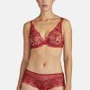 Femme aubade Soutien-Gorges | Soutien-Gorge Triangle Avec Armatures Art Of Ink Rouge