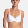 Femme aubade Soutien-Gorges | Soutien-Gorge Spacer T-Shirt Bra Au Bal De Flore Blanc