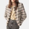 Femme iro Manteaux & Vestes | Veste Courte En Tweed Msita Multicolore