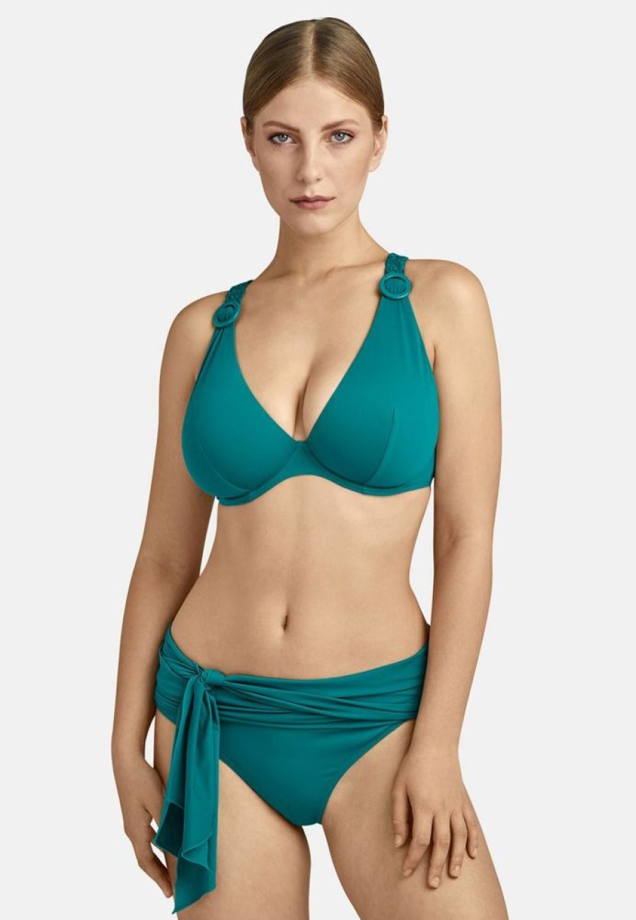 Femme aubade Culottes | Culotte De Bain Bresilienne La Plage Ensoleillee Vert