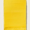 Femme eric bompard Echarpes & Foulards | Etole Voile De Cachemire 180 X 85 Cm - Accessoires Venitien Jaune