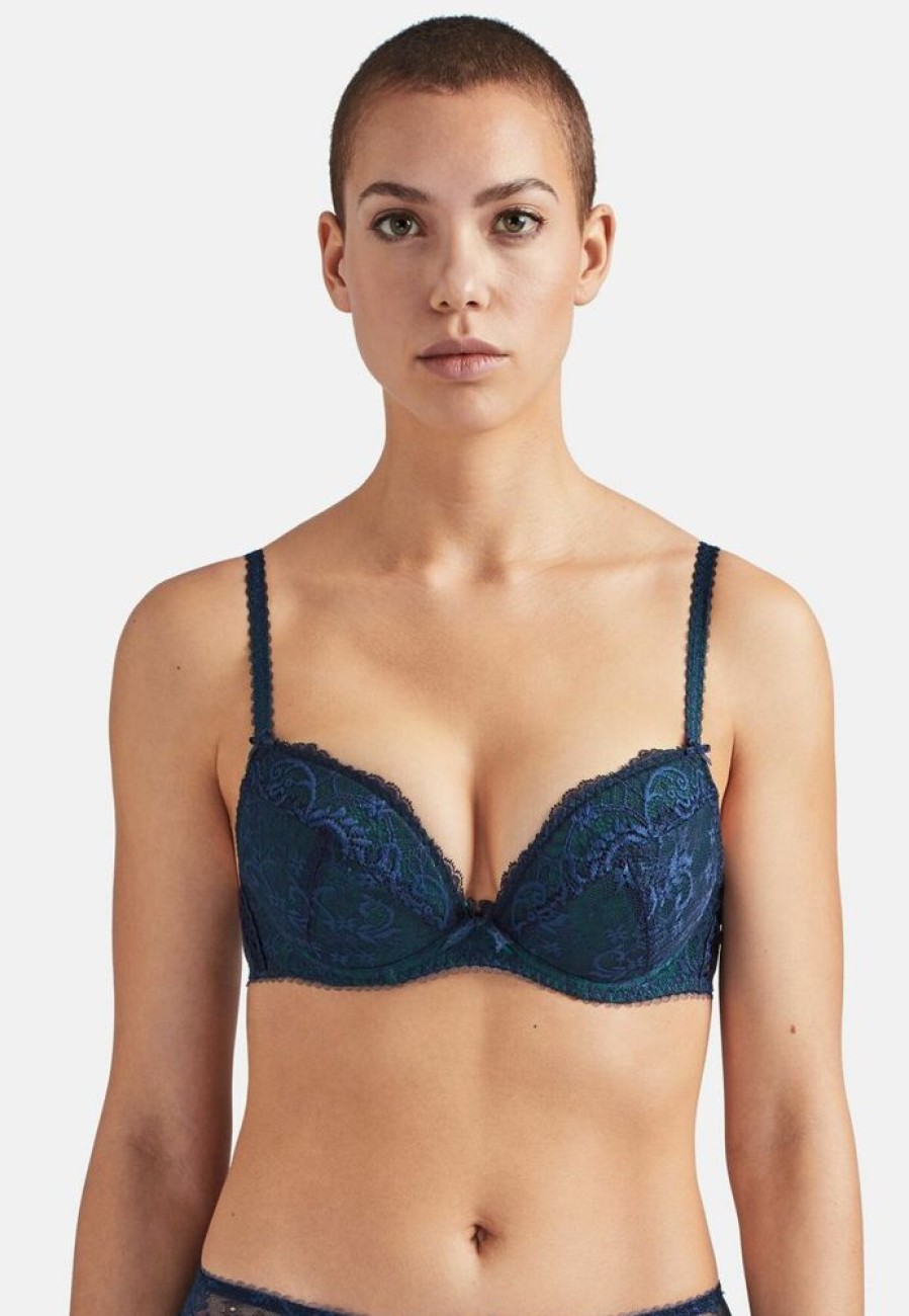 Femme aubade Soutien-Gorges | Soutien-Gorge Push-Up Courbes Divines Vert