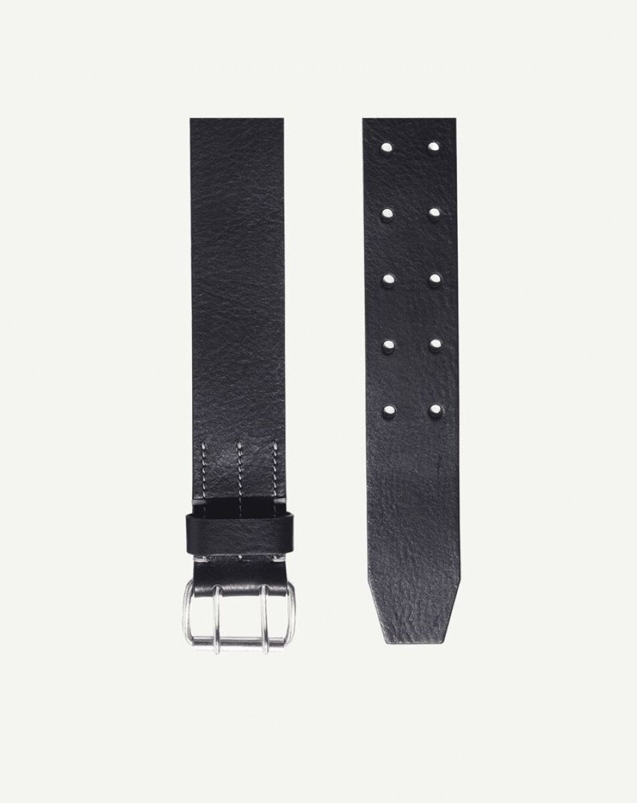 Homme eric bompard Ceintures | Ceinture Militaire - Accessoires Noir