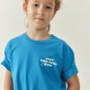 Enfant american vintage Tops & T-Shirts | T-Shirt Enfant Fizvalley Bleu