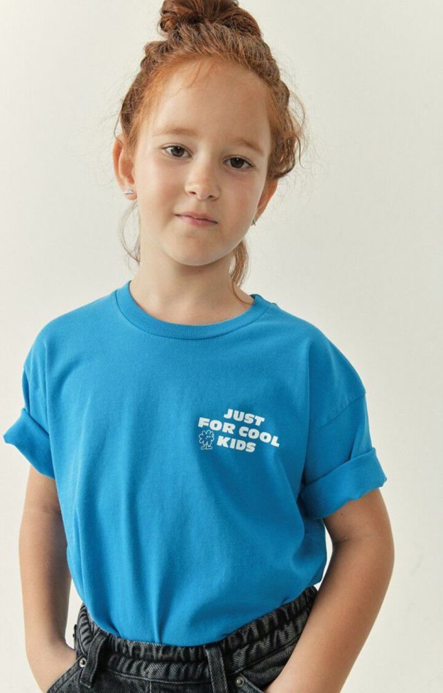 Enfant american vintage Tops & T-Shirts | T-Shirt Enfant Fizvalley Bleu