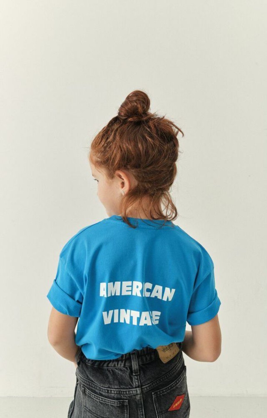 Enfant american vintage Tops & T-Shirts | T-Shirt Enfant Fizvalley Bleu