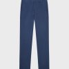 Homme figaret Pantalons | Chino Maxence En Coton Bleu