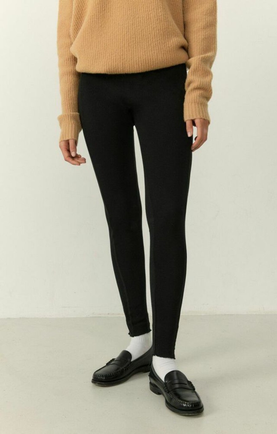 Femme american vintage Leggings | Legging Femme Voklay Noir