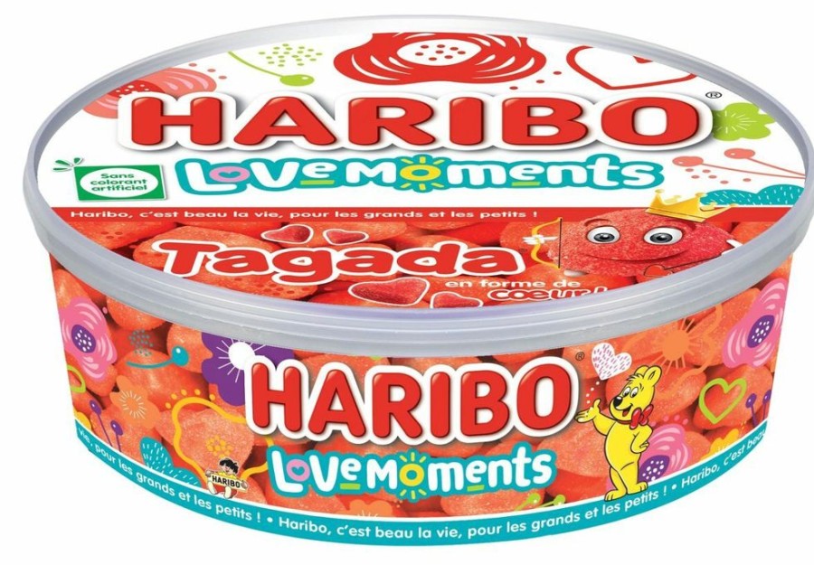 Epicerie haribo | Tagada Love Moments En Forme De Coeur Boite 400G