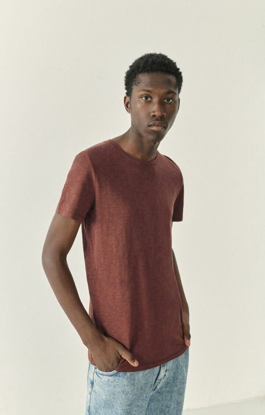 Homme american vintage T-Shirts | T-Shirt Homme Bysapick Rouge