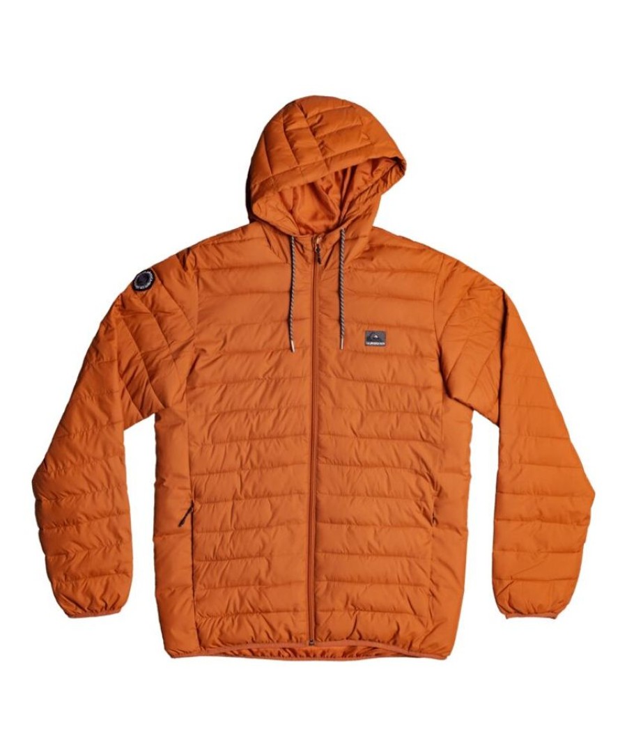 Homme quiksilver Manteaux & Vestes | Eqyjk03752-Cpe0 - Scaly Hood Orange