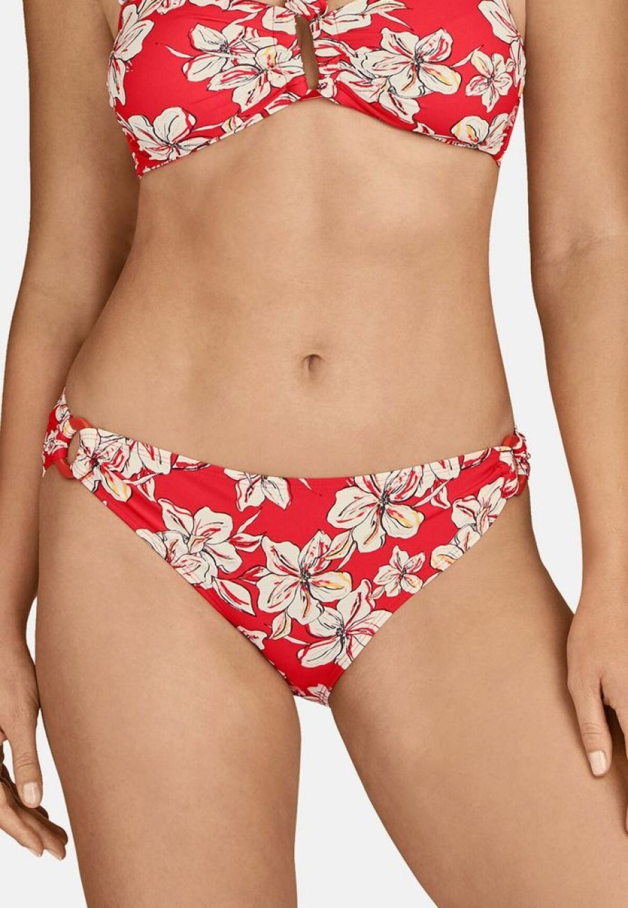 Femme aubade Culottes | Culotte De Maillot De Bain Bresilienne Parfums D'Ete Rouge