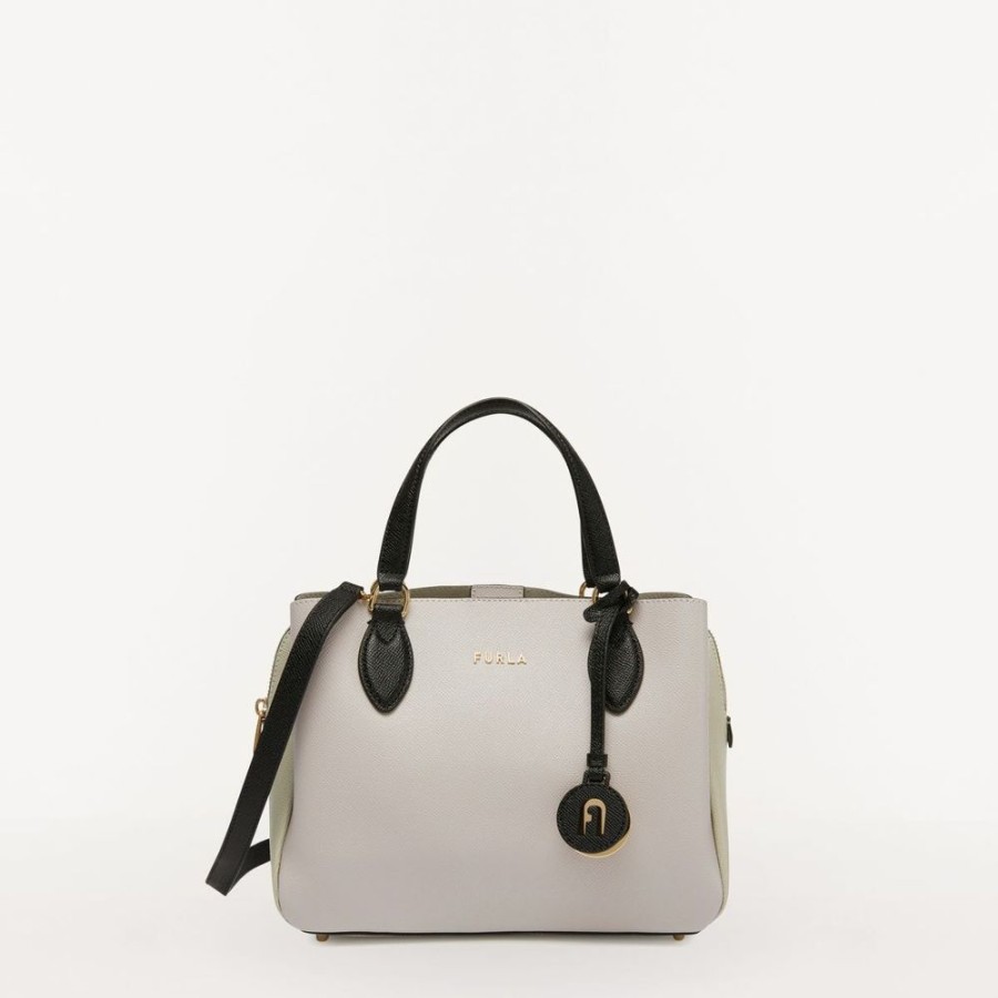 Femme furla Sacs | Minerva S Tote - Vitello Andromeda Blanc