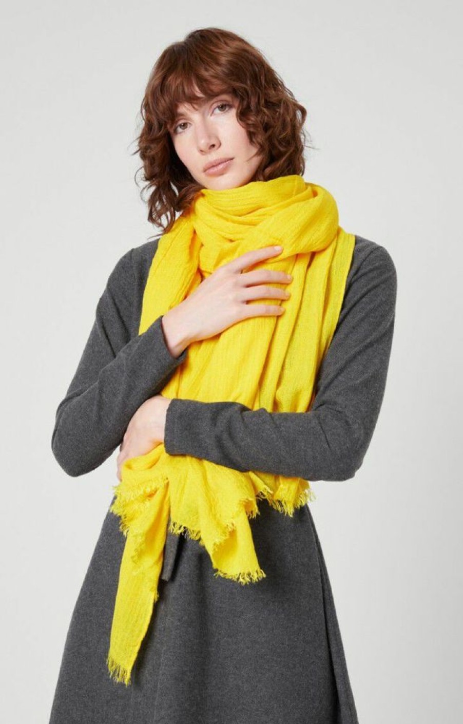 Femme american vintage Echarpes & Foulards | Echarpe Fatistreet Jaune