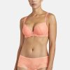 Femme aubade Soutien-Gorges | Soutien-Gorge Push-Up Coque Danse Des Sens Orange