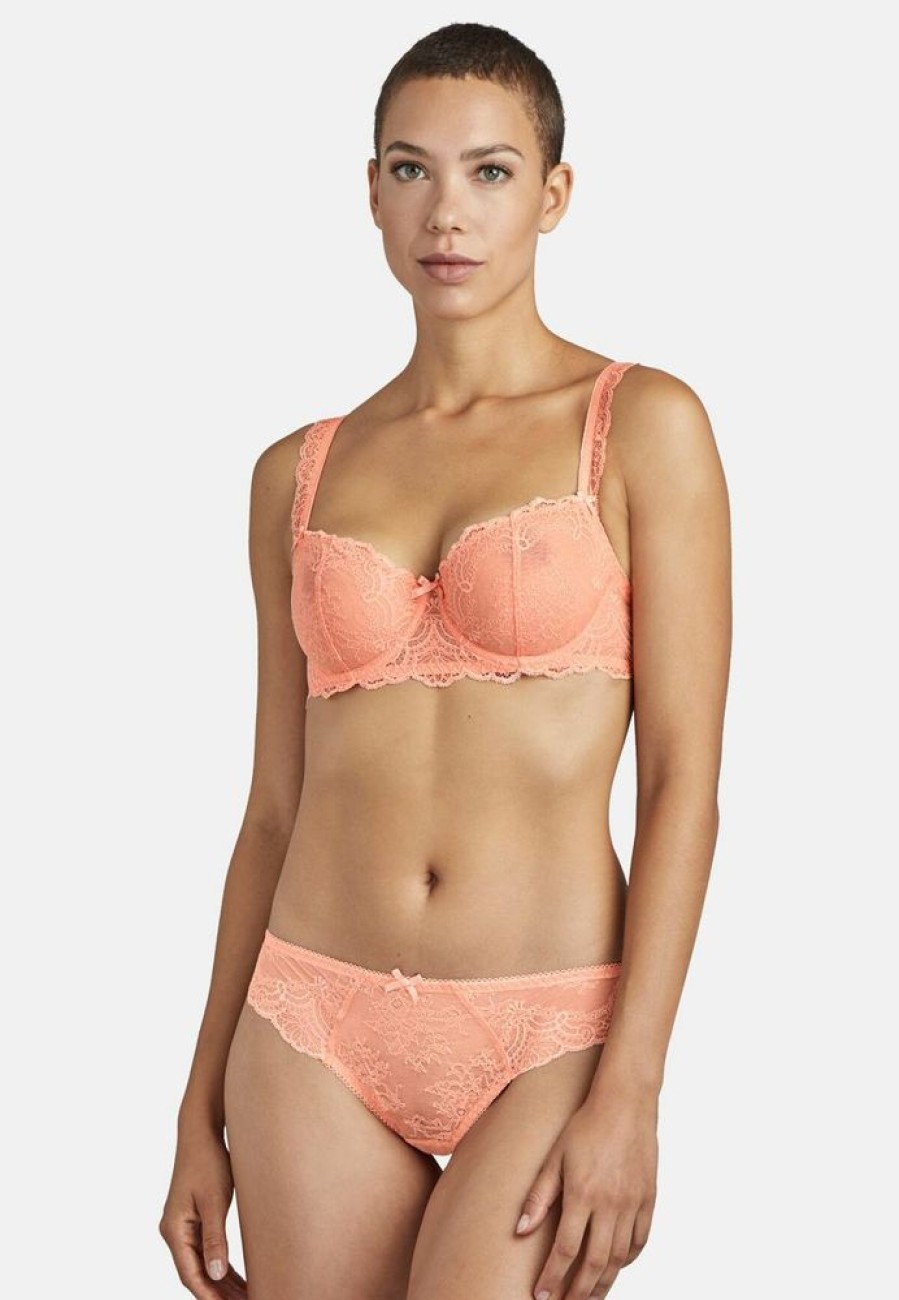 Femme aubade Soutien-Gorges | Soutien-Gorge Corbeille Danse Des Sens Orange