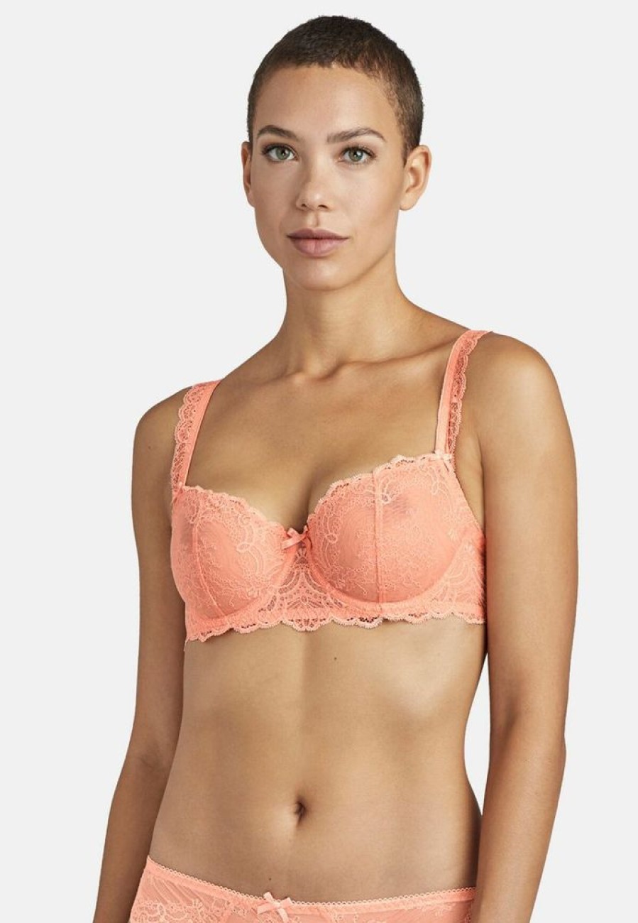 Femme aubade Soutien-Gorges | Soutien-Gorge Corbeille Danse Des Sens Orange