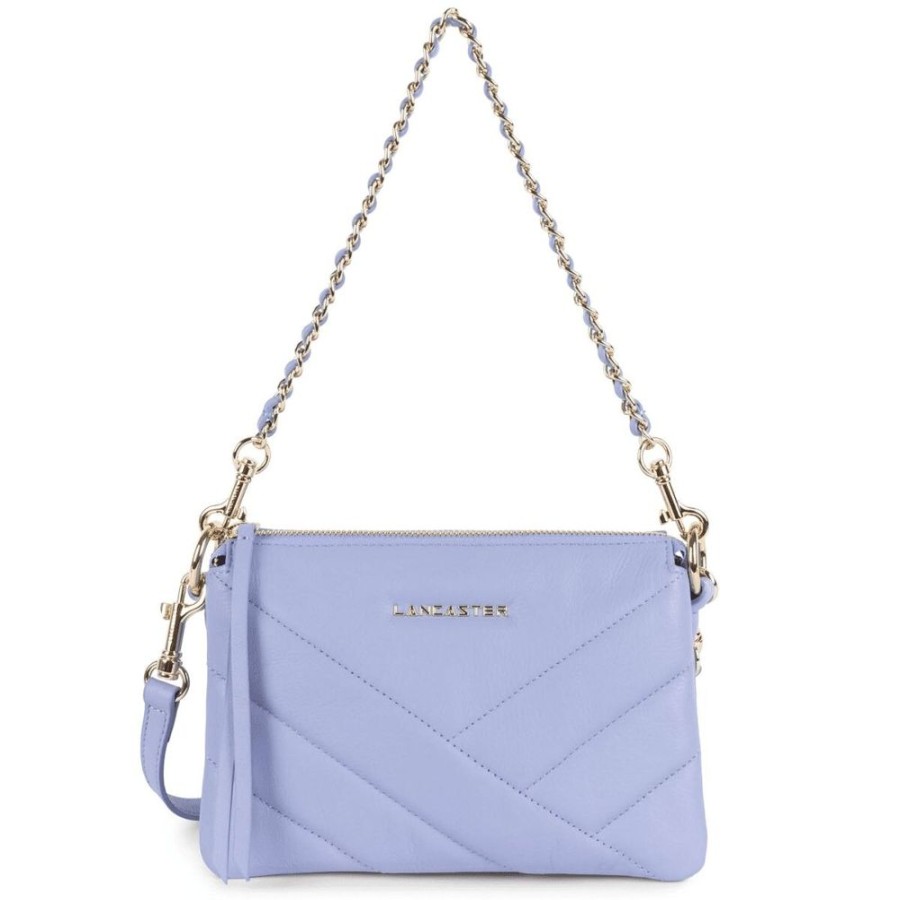 Femme lancaster Pochettes | Pochette Zippe S Soft Matelasse Violet