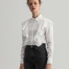 Femme gant Chemises & Blouses | Frill Shirt Blanc