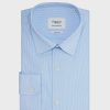 Homme figaret Chemises | Chemise Contemporaine Rayee E Bleu