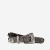 Femme the kooples Ceintures | Ceinture Strass Avec Chaine En Metal